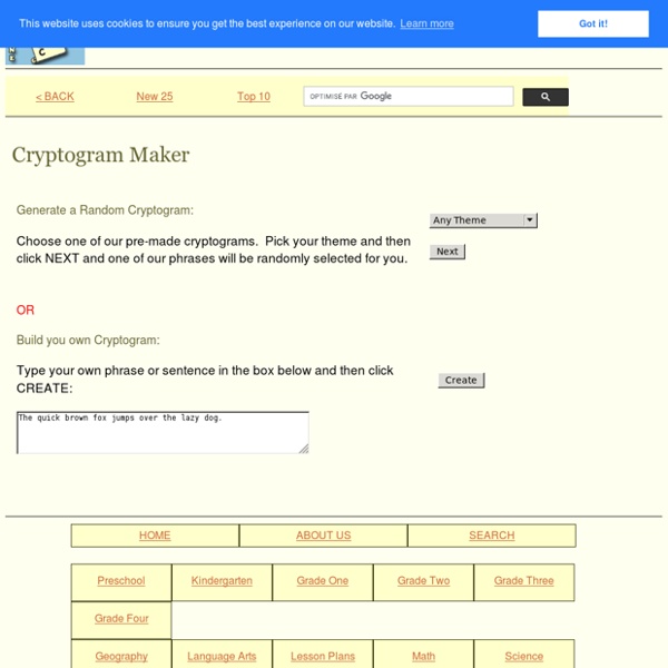 Cryptogram Puzzles