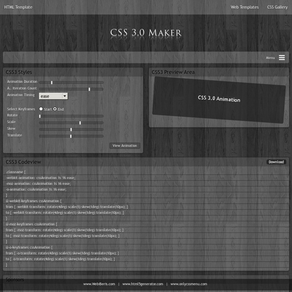 Animation Generator