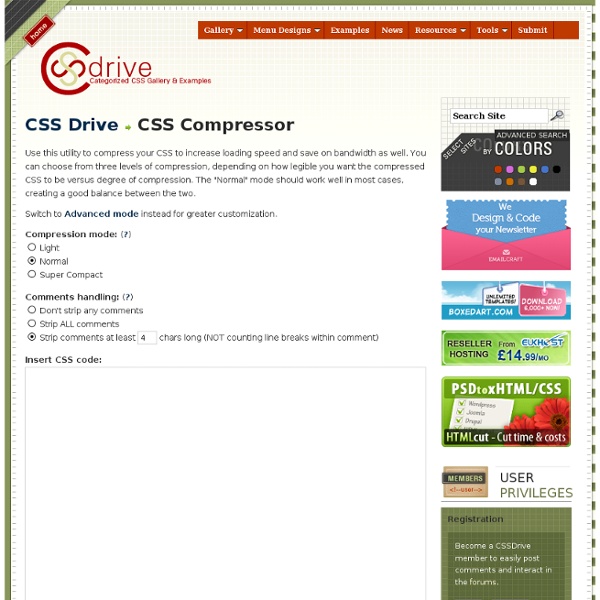 CSS Compressor