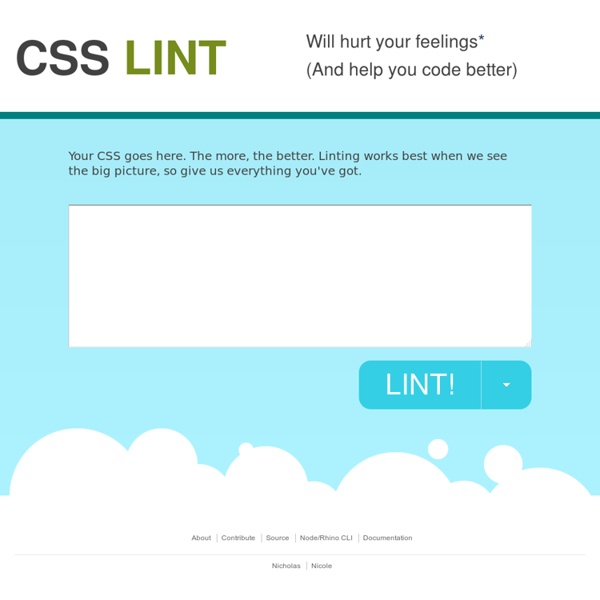 CSS Lint