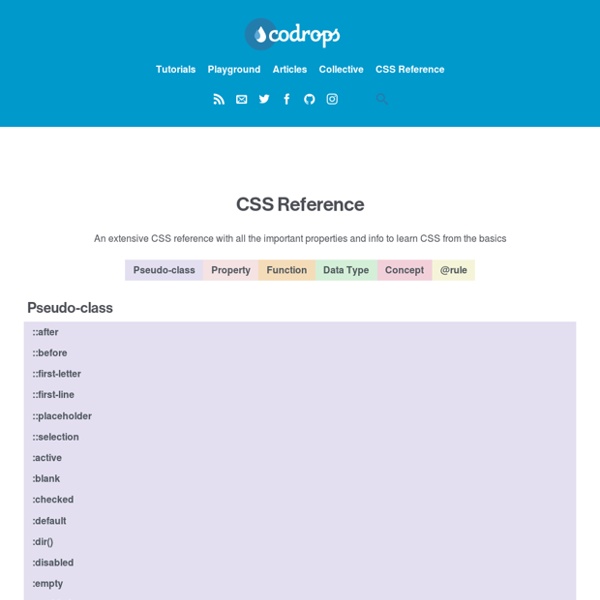 CSS Reference