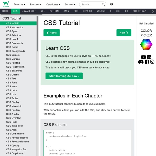 CSS Tutorial