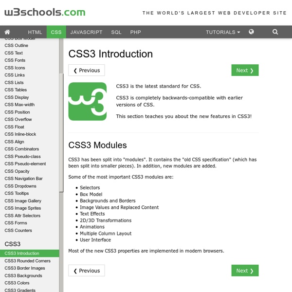 CSS3 Introduction
