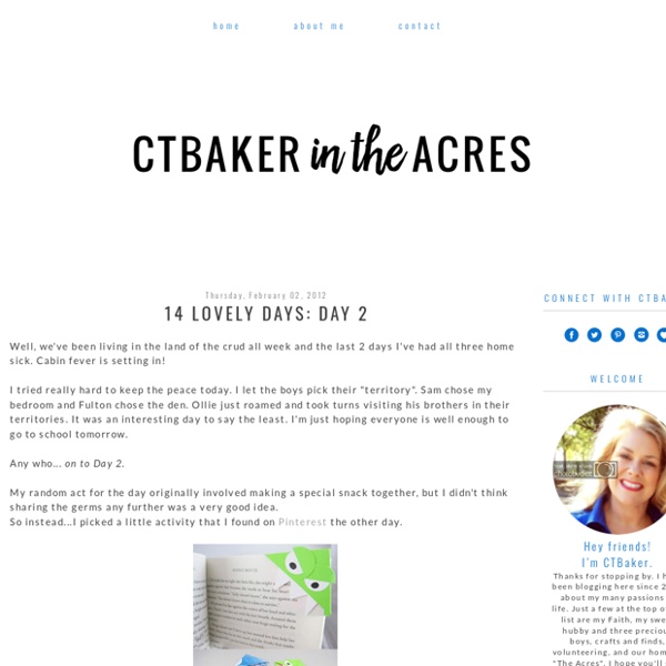 Ctbaker in the acres: 14 Lovely Days: Day 2