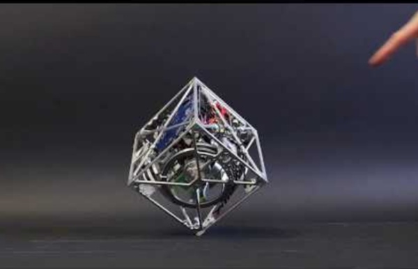 The Cubli: a cube that can jump up, balance, and 'walk'