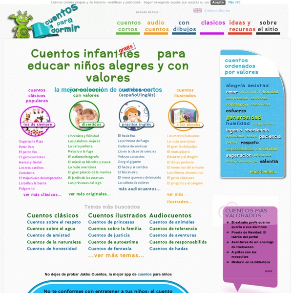 Cuentos infantiles para educar NIÑOS con VALORES