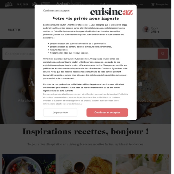 Cuisine AZ, Recettes de cuisine de A à Z