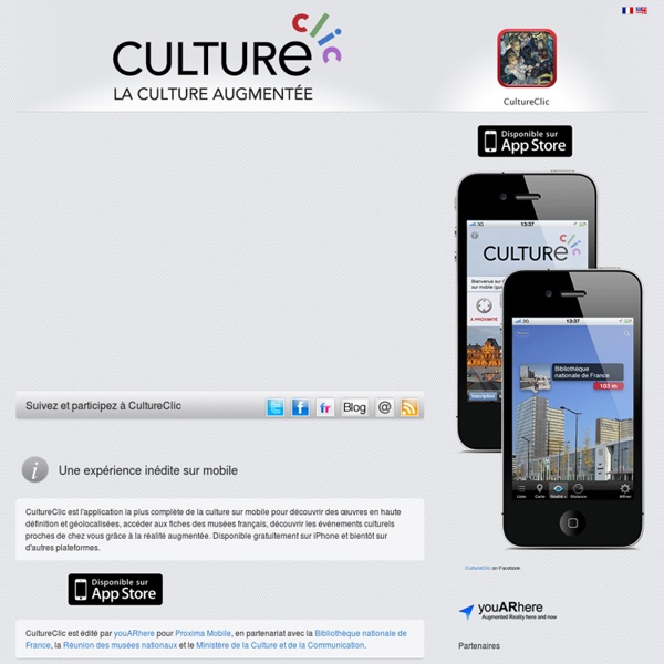 La culture augmentée sur mobile - Application Mobile de Géolocalisation & Réalité Augmentée