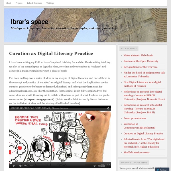 Curation as Digital Literacy Practice
