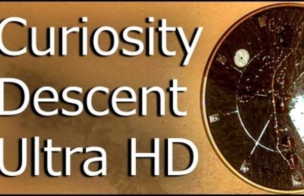 Mars Curiosity Descent - Ultra HD 30fps Smooth-Motion