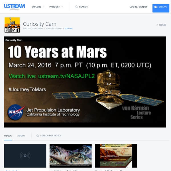 Curiosity Cam, Ustream.TV: For information about NASA's Curiosity mission, visit: http://www.nasa.gov/msl and http://mars.jpl.nasa.gov/msl Follow the Cur...