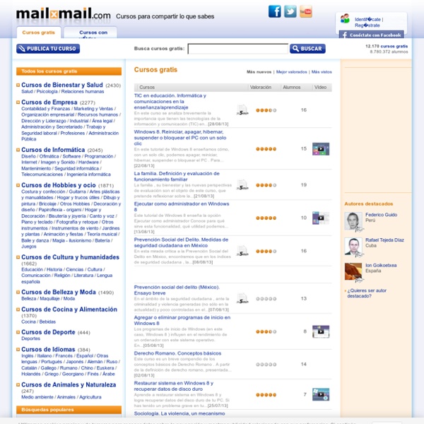 Cursos gratis - mailxmail