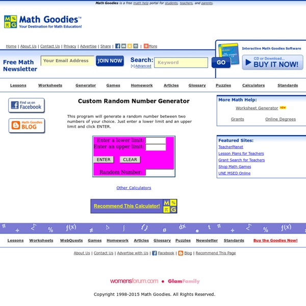 Custom Random Number Generator