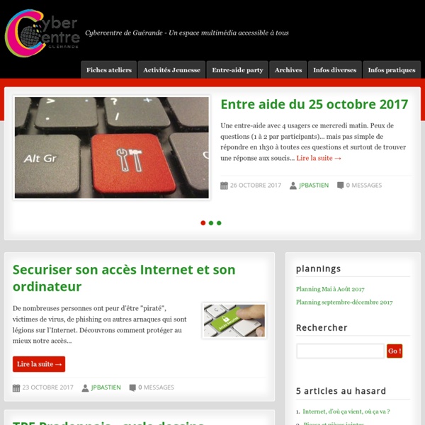 Cybercentre & Espace régional numérique de Guérande - Cybercentre de Guérande - Un espace multimédia accessible à tous