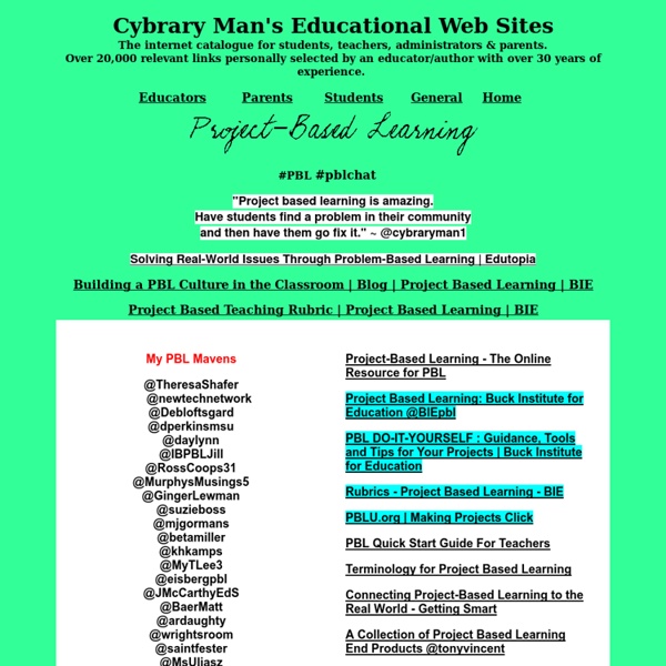 Cybrary Man's PBL Resources