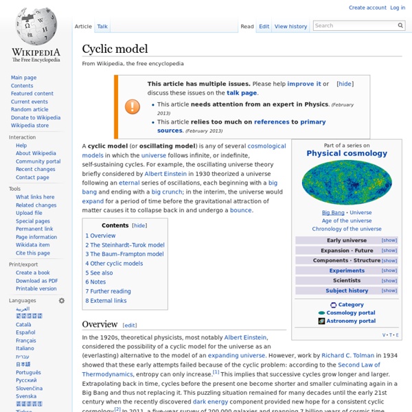 Cyclic model