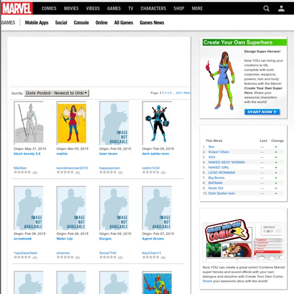 Make Avatars with Iron Man, Hulk, Spider-Man, Thor, Thing, Wolverine, and more Marvel Characters