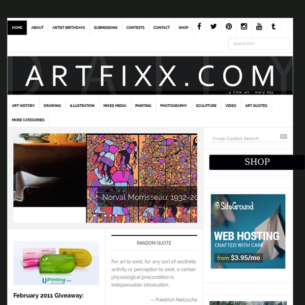 Daily Art Fixx - Art Blog: Modern Art, Art History, Painting, Illustration, Photography, Sculpture —