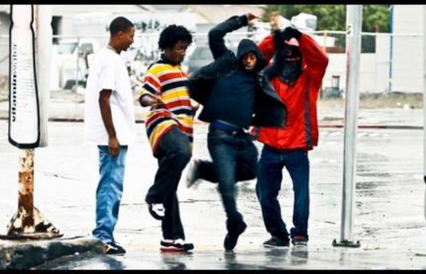 TURF FEINZ "RIP RichD" YAK FILMS DANCING in the RAIN DANSE SOUS LA PLUIE HIPHOP STREET DANCE Oakland