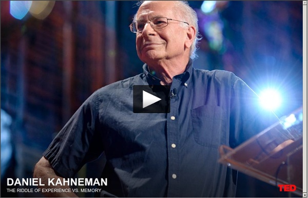 Daniel Kahneman: The riddle of experience vs. memory