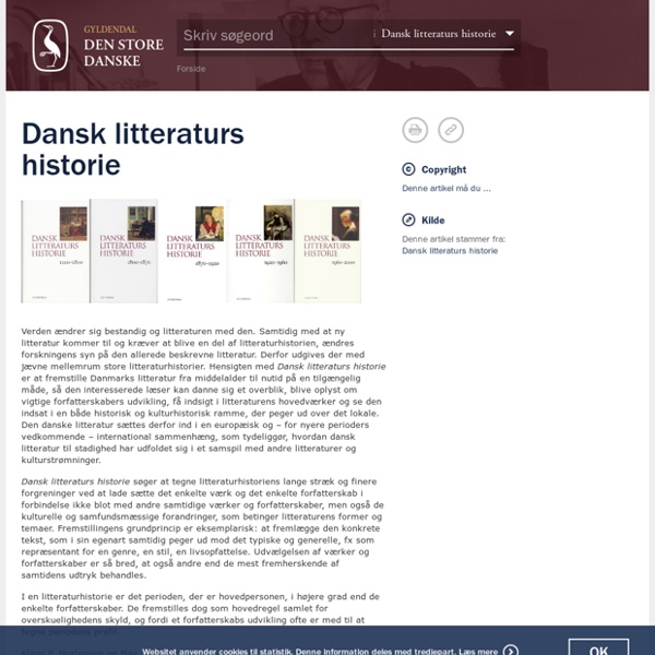 Dansk litteraturs historie