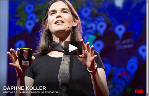 Daphne Koller: What we're learning from online education