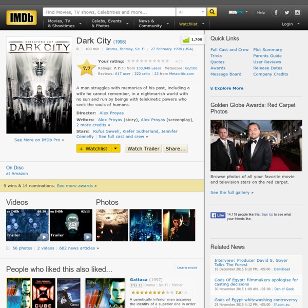 Dark City (1998