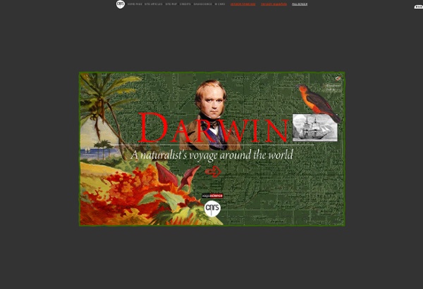 Darwin, a naturalist's voyage around the world - CNRS sagascience