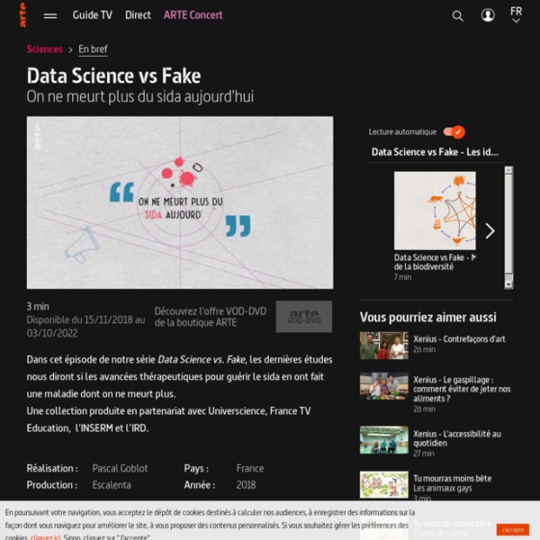 Data Science vs Fake - On ne meurt plus du sida aujourd'hui