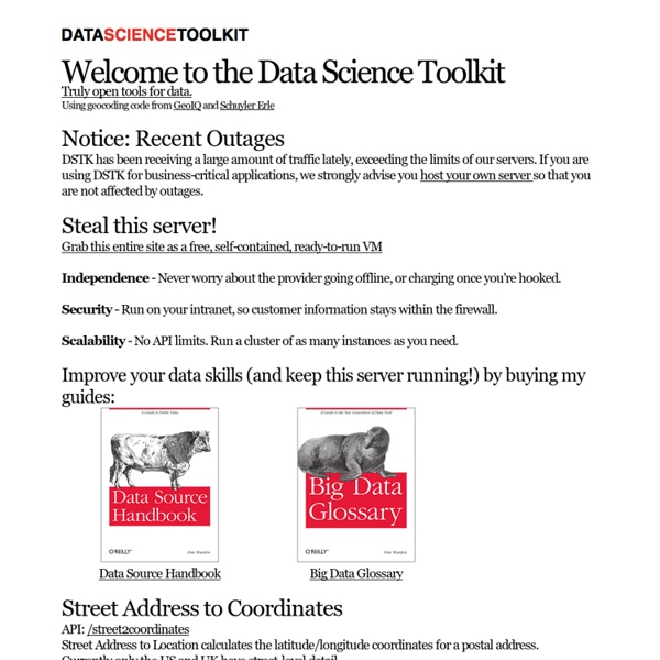 Data Science Toolkit