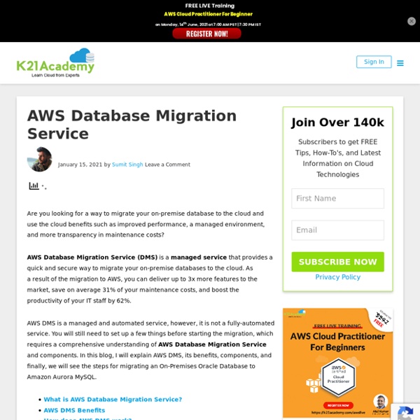 AWS Database Migration Service