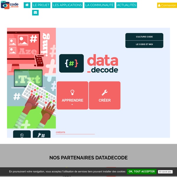 Datadecode accueil jeu - Code Décode