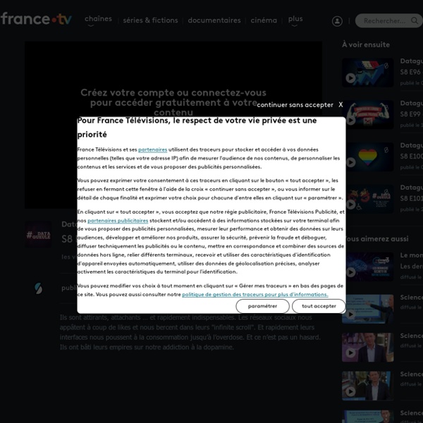 Datagueule saison 8 - épisode 5 en streaming sur France tv slash : L'addiction aux plateformes