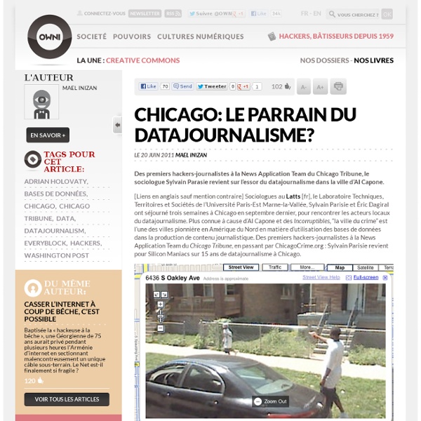 Chicago: le parrain du datajournalisme?
