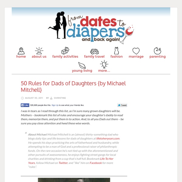 50 Rules for Dads of Daughters {by Michael Mitchell}