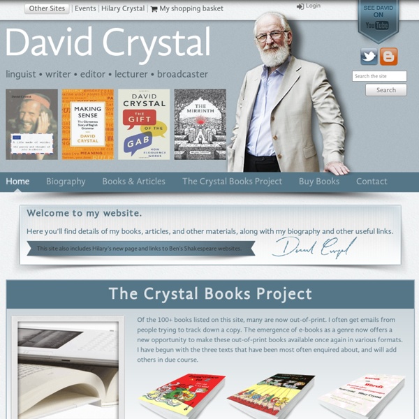 David Crystal - Home Page
