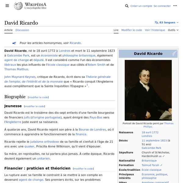 David Ricardo