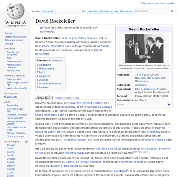 David Rockefeller