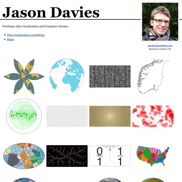 Jason Davies - Freelance Data Visualisation
