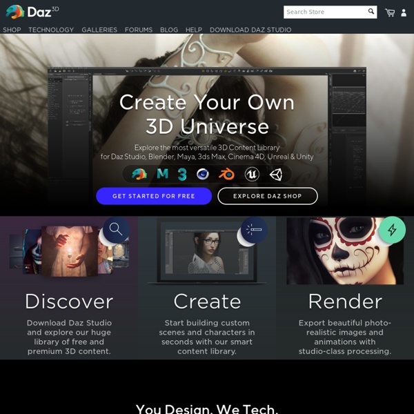 DAZ 3D - DAZ 3D - High Quality 3D Model and 3D Content Providers