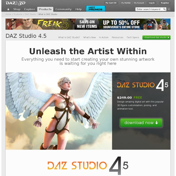 Free 3D Software and 3D Model Providers