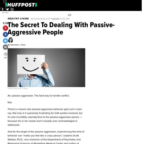 The Secret To Dealing With Passive-Aggressive People