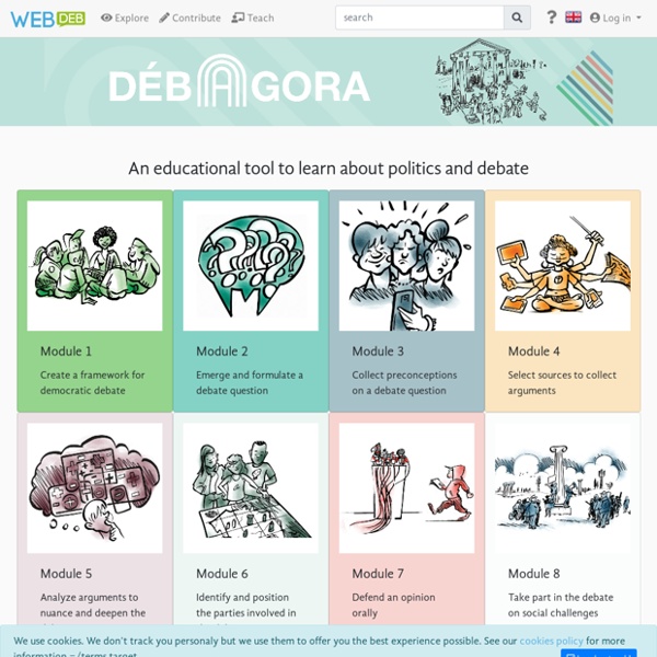 Webdeb : éducation au débat