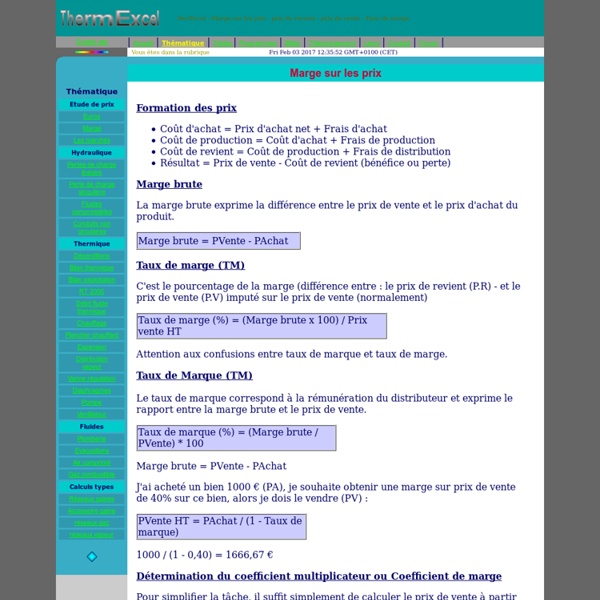 Calculs : Etude de prix, déboursé, devis, marges, facture, factures, facturation, vente, batiment, excel