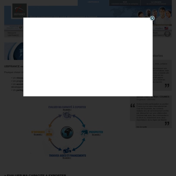 Débuter à l'export avec UBIFRANCE