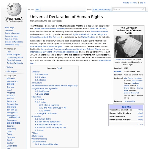 1948 Universal Declaration of Human Rights