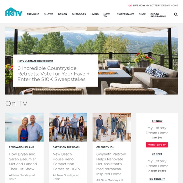 HGTV - Decorating, Outdoor Rooms, Landscaping Ideas, Kitchen and Bathroom Design