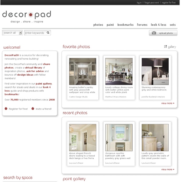 DecorPad Decorating, Renovating and Home Building!