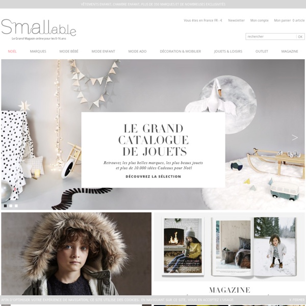Smallable - Le concept-store mode et design pour enfants de 0 à 10 ans