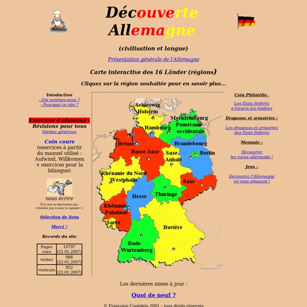 Découverte Allemagne (civilisation et langue allemande)
